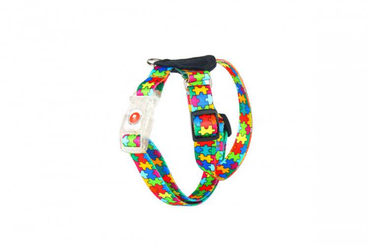 Szelki ze skórą - Puzzle 0767 15MM 26-40CM - matteo-company