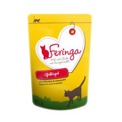 Korzystny pakiet Feringa w saszetkach, 24 x 85 g Wołowina i drób z ziemniakami i kocimiętką - Feringa
