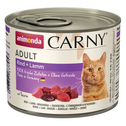 Korzystny pakiet Animonda Carny Adult, 12 x 200 g Indyk i wątróbki kurze - Animonda Rafine