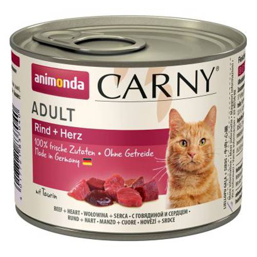 Korzystny pakiet Animonda Carny Adult, 12 x 200 g Indyk i wątróbki kurze - Animonda Rafine