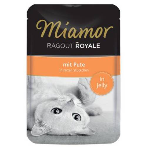 Megapakiet Miamor Ragout Royale w galarecie, 22 x 100 g Cielęcina - Miamor