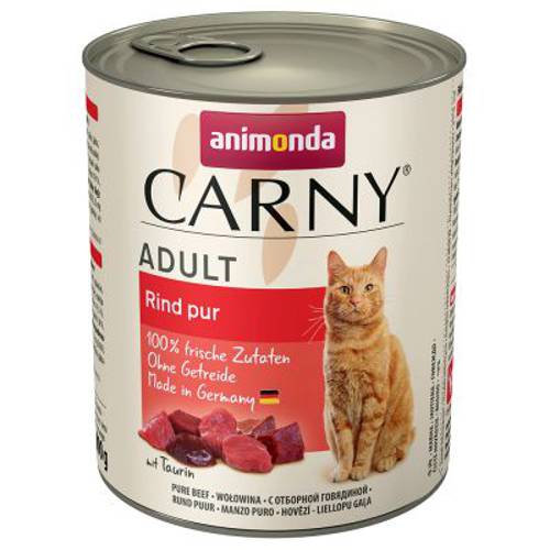Korzystny pakiet Animonda Carny Adult, 12 x 800 g Indyk, kurczak i krewetki - Animonda Rafine