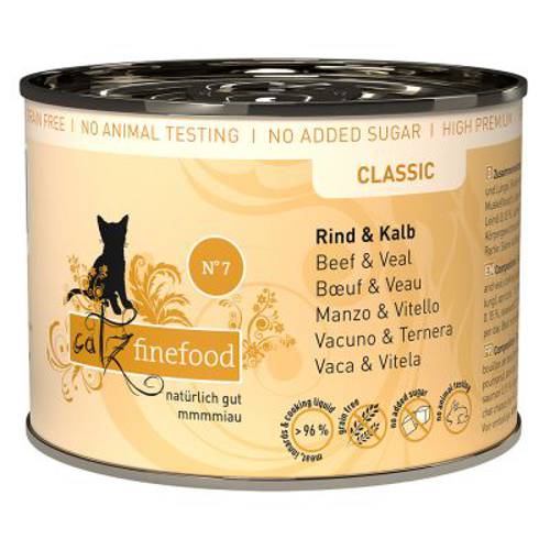 catz finefood w puszce, 6 x 200 g Kurczak z tuńczykiem - Catz Finefood