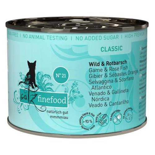 catz finefood w puszce, 6 x 200 g Kurczak z tuńczykiem - Catz Finefood