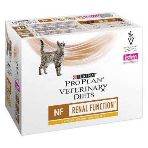 Purina Pro Plan Veterinary Diets Feline NF ST/OX Renal Function, kurczak 2 x 10 x 85 g - Purina Veterinary Diets