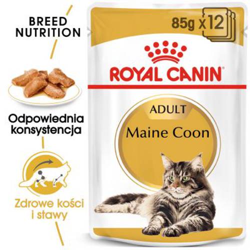 Royal Canin Breed Maine Coon Adult w sosie 24 x 85 g - Royal Canin