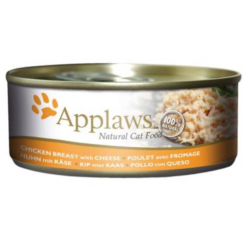 Applaws w bulionie karma dla kota, 6 x 156 g Pierś z kurczaka z serem - Applaws