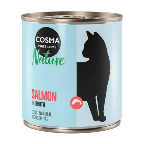 Cosma Nature, 6 x 280 g Łosoś - Cosma