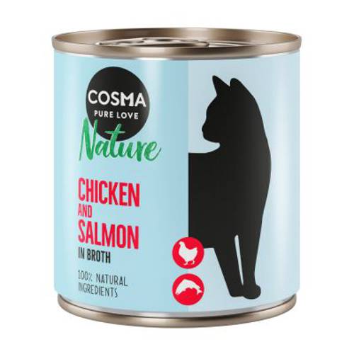 Cosma Nature, 6 x 280 g Łosoś - Cosma
