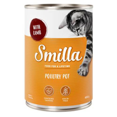 Mieszany pakiet próbny Smilla z drobiem, 4 różne smaki 6 x 800 g - Karma Kot
