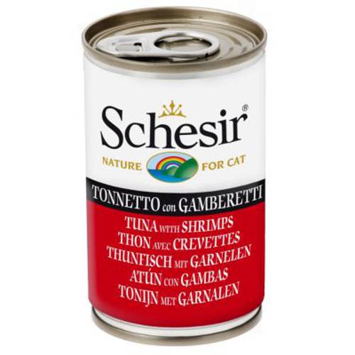 Schesir w galarecie, 6 x 140 g Tuńczyk i krewetki - Schesir