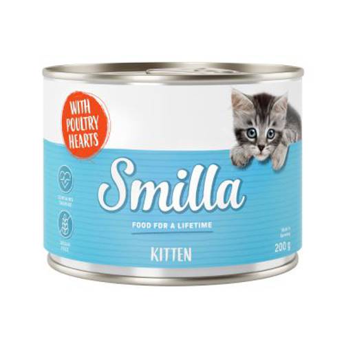 Smilla Kitten, 6 x 200 g Pakiet mieszany - Karma Kot