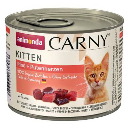 Korzystny pakiet Animonda Carny Kitten, 12 x 200 g Wołowina, cielęcina i kurczak - Animonda Rafine