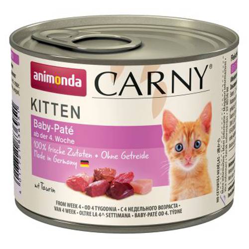 Korzystny pakiet Animonda Carny Kitten, 12 x 200 g 2 smaki, Mieszany pakiet 2 - Animonda Rafine