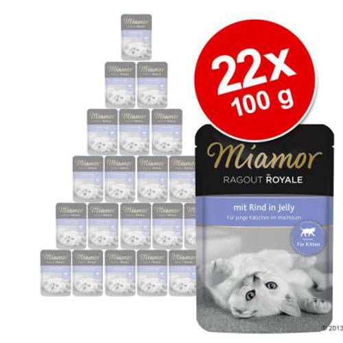 Miamor Ragout Royale Kitten, 22 x 100 g Drób - Miamor
