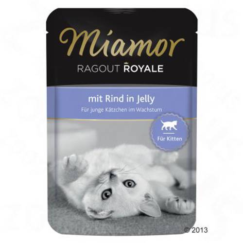 Miamor Ragout Royale Kitten, 22 x 100 g Drób - Miamor