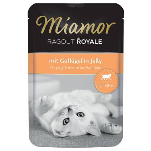 Miamor Ragout Royale Kitten, 22 x 100 g Drób - Miamor