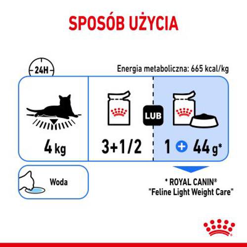 Royal Canin Light Weight Care w sosie 12 x 85 g - 