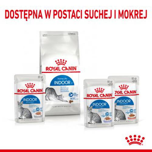 Royal Canin Indoor Sterilised w sosie 12 x 85 g - Royal Canin