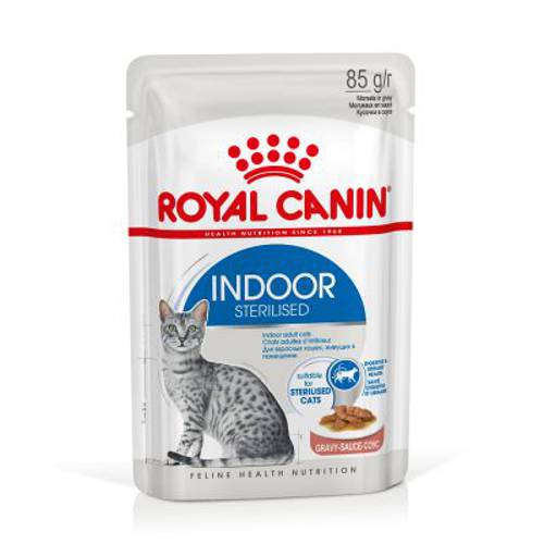 Royal Canin Indoor Sterilised w sosie 12 x 85 g - Royal Canin