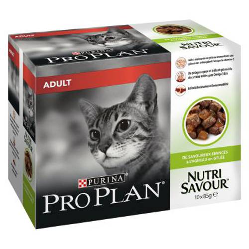 Megapakiet Purina Pro Plan Nutrisavour, 20 x 85 g  Sterilised, Ryba morska w galarecie - Purina