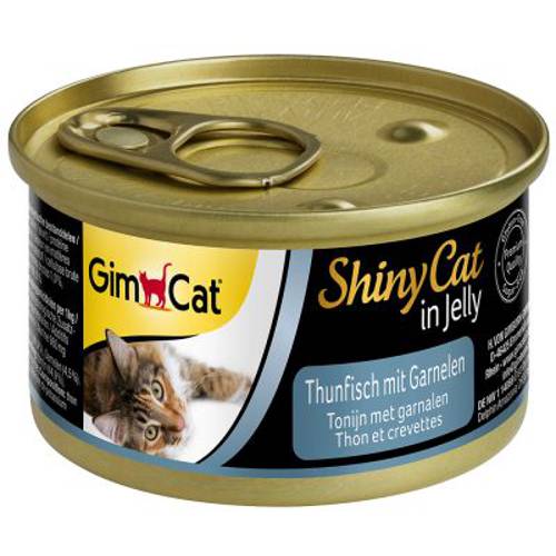 GimCat ShinyCat w galarecie, 6 x 70 g Kurczak - Gimpet Shinycat
