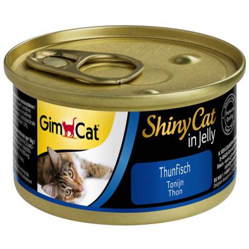 GimCat ShinyCat w galarecie, 6 x 70 g Kurczak - Gimpet Shinycat