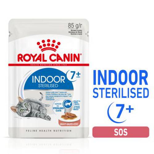 Royal Canin Indoor Sterilised 7+ w sosie 12 x 85 g