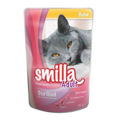 Korzystny pakiet Smilla Sterilised, saszetki 12 x 85 g - Karma Kot