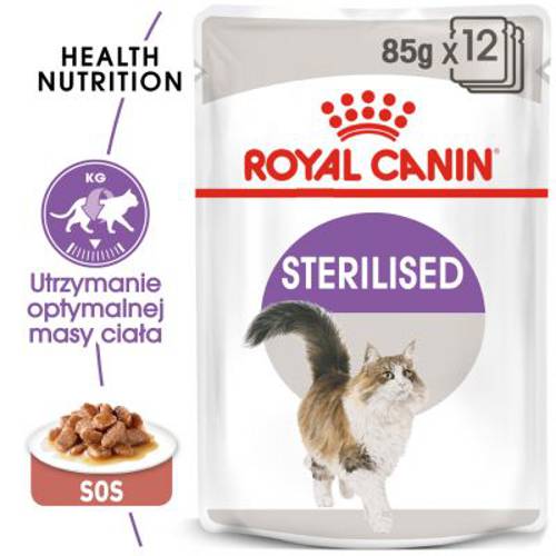 Royal Canin Sterilised w sosie 12 x 85 g