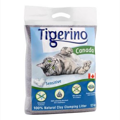 Tigerino Canada Style żwirek dla kota - nieperfumowany 2 x 12 kg (ok. 24 l) - Tigerino