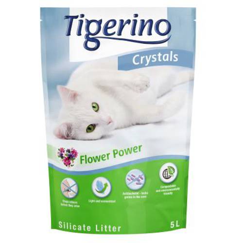 Pakiet próbny Tigerino Crystals żwirek dla kota, różne rodzaje Fun: 2 x różowy / 1 x niebieski - Tigerino