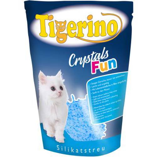 Tigerino Crystals Fun kolorowy żwirek dla kota Błękitny, 5 l (ok. 2,1 kg) - Tigerino