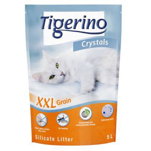 Tigerino Crystals XXL żwirek dla kota 6 x 5 l (ok 12,6 kg) - Tigerino
