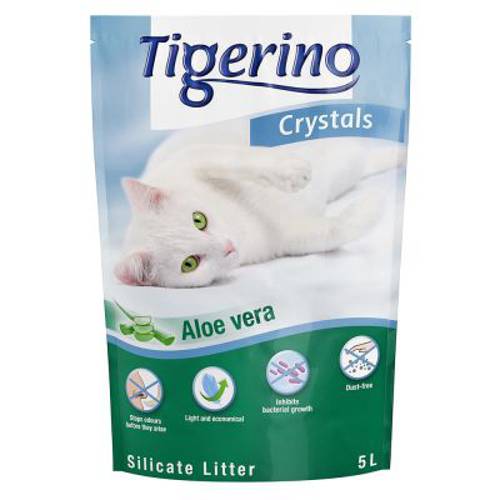 Tigerino Crystals Aloe Vera, żwirek dla kota 5 l (ok. 2,1 kg) - Tigerino