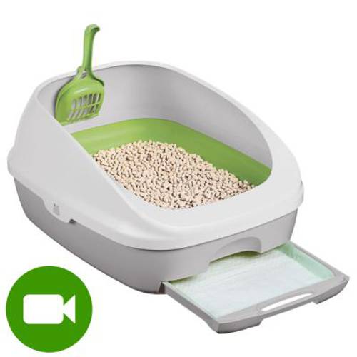 Purina Tidy Cats Breeze komplet z kuwetą i żwirkiem Komplet na start: kuweta + zapas żwirku na 1 miesiąc - Purina