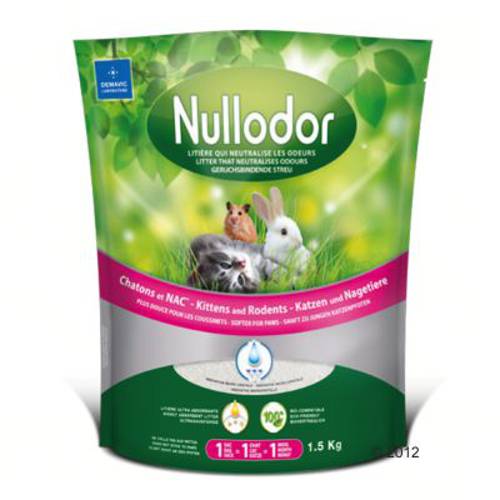 Nullodor żwirek silikatowy dla kotów i małych zwierząt 1,5 kg (3 l )