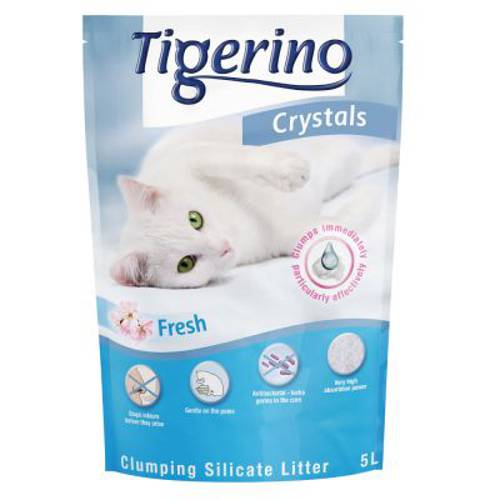 Tigerino Crystals Fresh żwirek zbrylający się 5 l (ok. 2,1 kg) - Tigerino