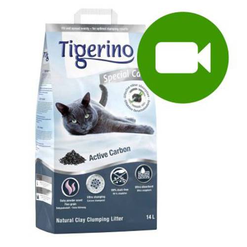Tigerino Special Care żwirek dla kota - Active Carbon 2 x 14 l - Tigerino