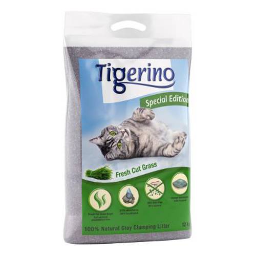 Edycja specjalna Tigerino, zapach świeżo skoszonej trawy 12 kg