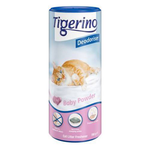 Tigerino odświeżacz do kuwet Puder dla dzieci, 2 x 700 g - Tigerino