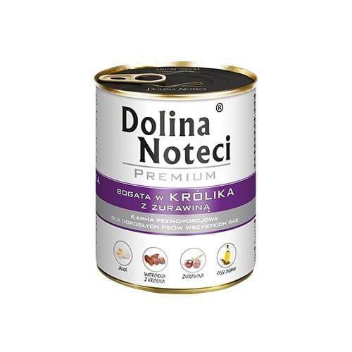 Dolina Noteci Premium 800g Bogata w Królika z Żurawiną - Dolina Noteci