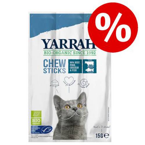 25% taniej! Yarrah Bio, przysmaki dla kota Pałeczki Natures Finest, 9 sztuk - Yarrah