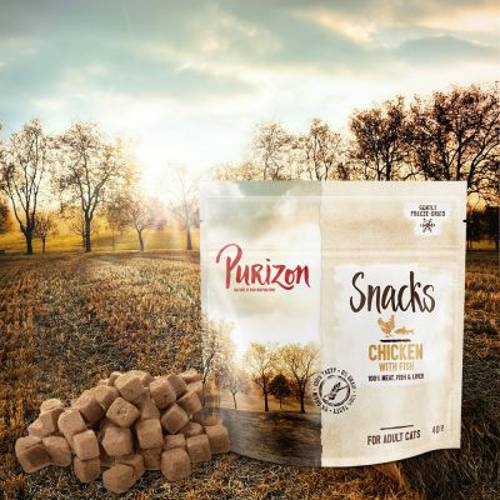 Purizon Snack, kurczak z rybą (bez zbóż) 40 g - Purizon