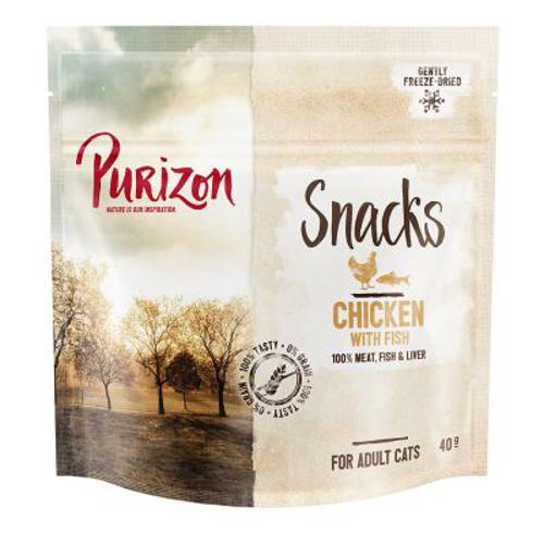 Purizon Snack, kurczak z rybą (bez zbóż) 40 g - Purizon