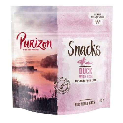 Purizon Snack, kaczka z rybą (bez zbóż) 3 x 40 g - Purizon