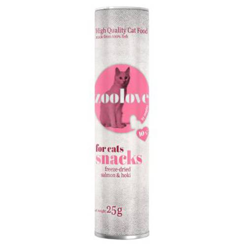 Korzystny pakiet zoolove, przysmaki dla kota 5 x łosoś i miruna (125 g) - Zooplus