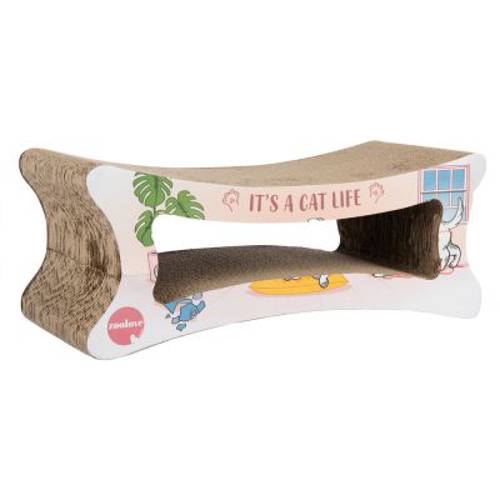 zoolove 2w1 drapak dla kota Dł. x szer. x wys.: 50 x 22 x 20 cm - Zooplus Selection