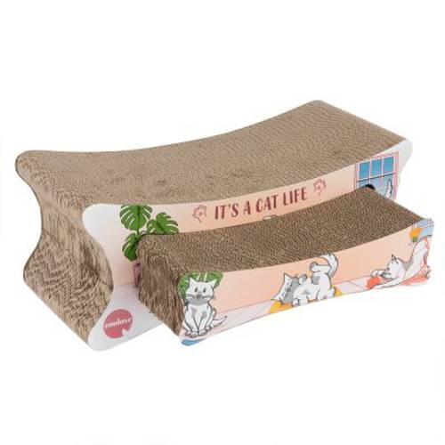 zoolove 2w1 drapak dla kota Dł. x szer. x wys.: 50 x 22 x 20 cm - Zooplus Selection