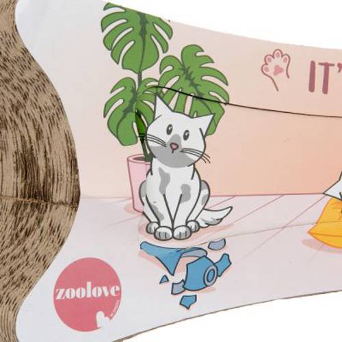 zoolove 2w1 drapak dla kota Dł. x szer. x wys.: 50 x 22 x 20 cm - Zooplus Selection